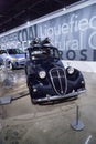 Black 1939 Fiat 508C Balilla powered by compressed natural gas